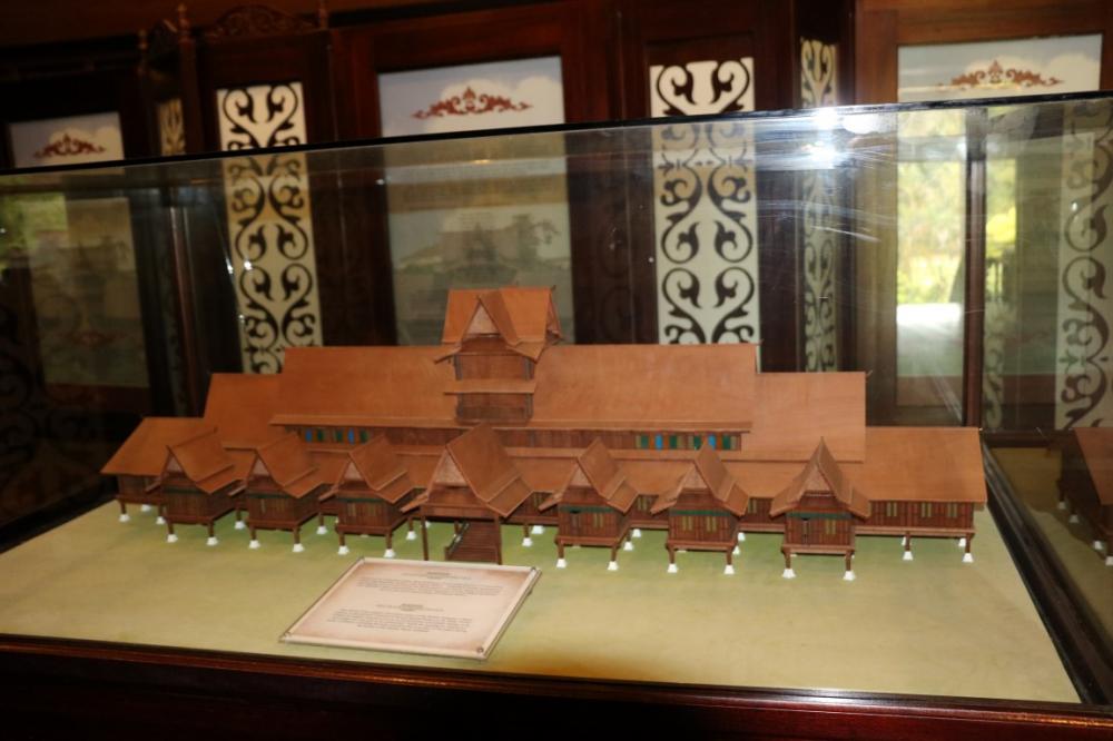 Scale model of the palace,  actual building is almost 100 meters long.